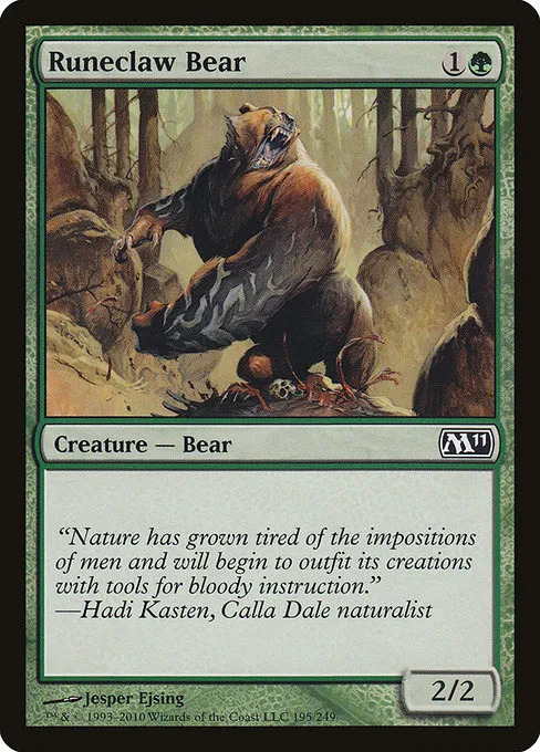 Runeclaw Bear · Magic 2011 195/249