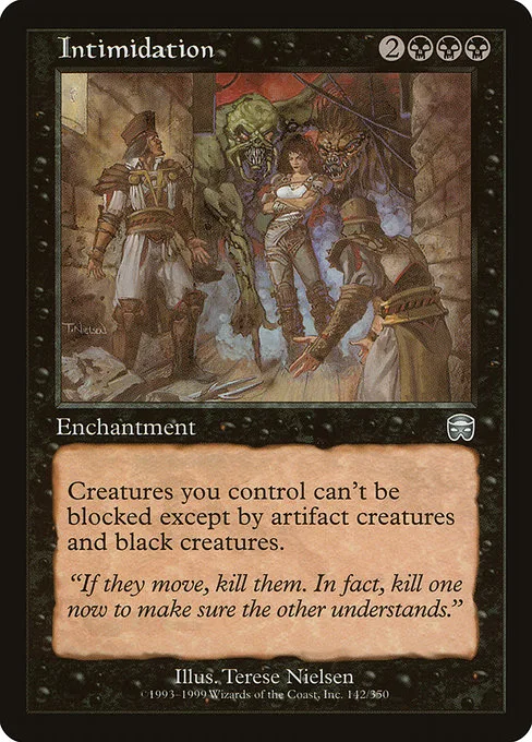 Intimidation · Mercadian Masques 142/350