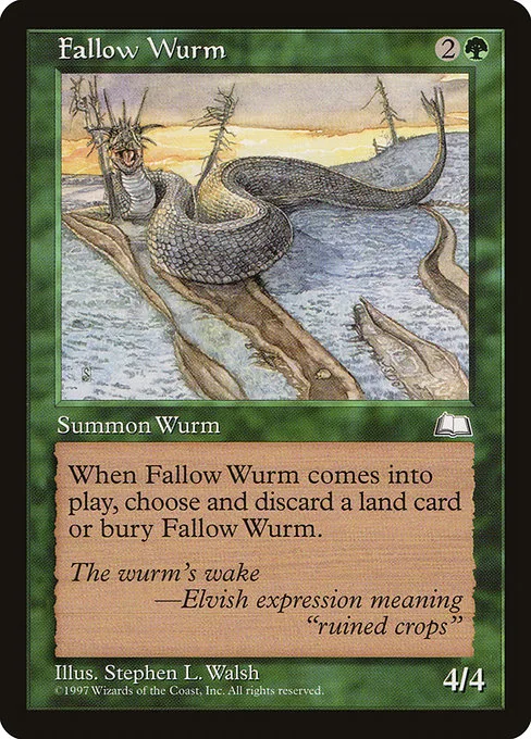 Fallow Wurm · Weatherlight 126/167