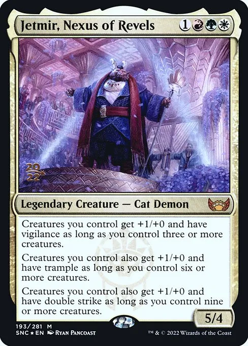 Jetmir, Nexus of Revels · Streets of New Capenna Promos 193s/161