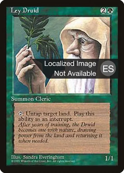 Ley Druid · Fourth Edition Foreign Black Border 256/378