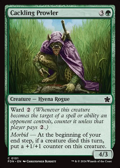 Cackling Prowler · Foundations 101/771