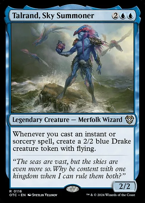 Talrand, Sky Summoner · Outlaws of Thunder Junction Commander 116/342