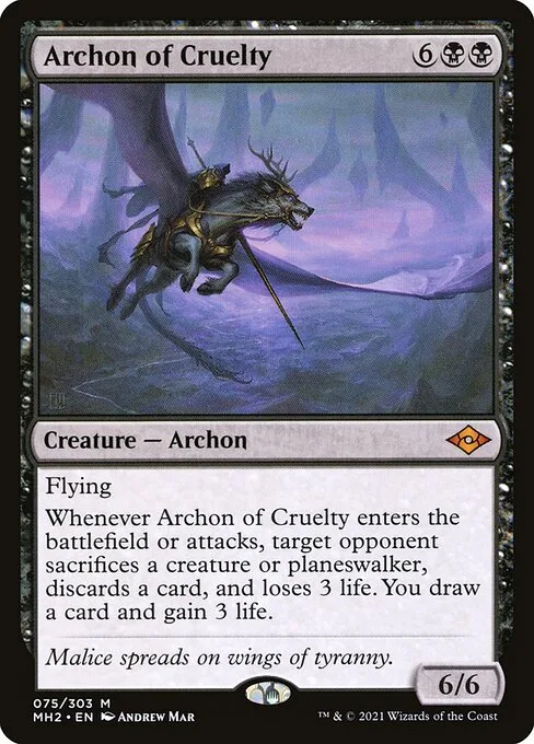 Archon of Cruelty · Modern Horizons 2 75/493