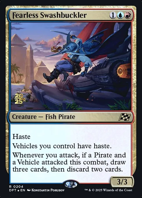 Fearless Swashbuckler · Aetherdrift Promos 204s/160