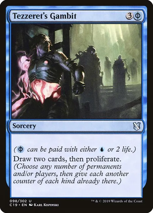 Tezzeret's Gambit · Commander 2019 98/302