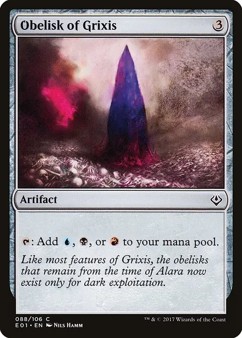 Obelisk of Grixis · Archenemy: Nicol Bolas 88/106
