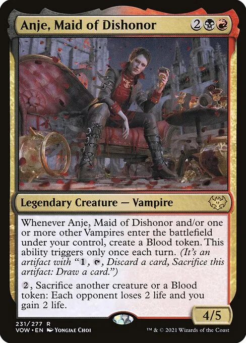 Anje, Maid of Dishonor · Innistrad: Crimson Vow 231/423