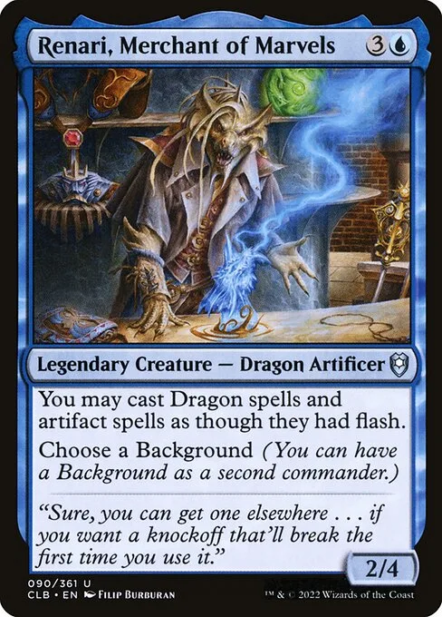 Renari, Merchant of Marvels · Commander Legends: Battle for Baldur's Gate 90/936