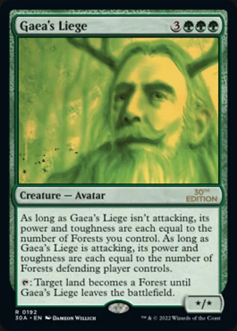 Gaea's Liege · 30th Anniversary Edition 192/594