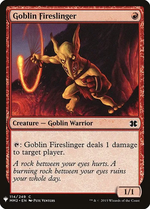 Goblin Fireslinger · The List MM2-114/5050