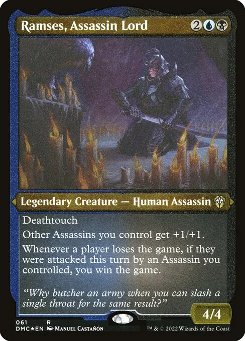 Ramses, Assassin Lord · Dominaria United Commander 61/240