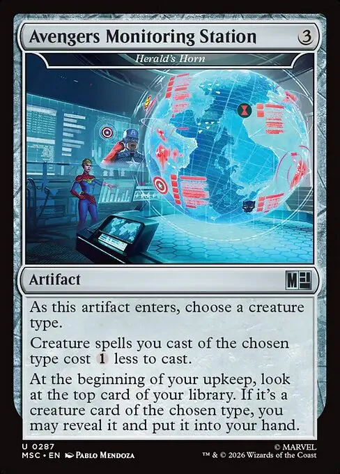 Herald's Horn · Marvel Super Heroes Commander 287/9