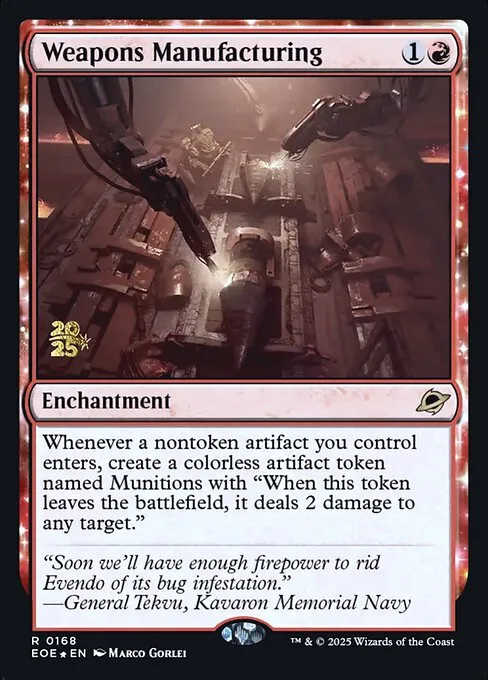 Weapons Manufacturing · Edge of Eternities Promos 168s/160