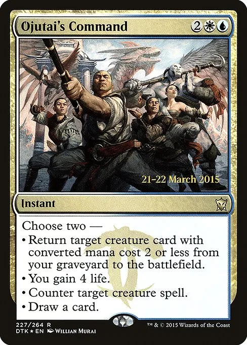Ojutai's Command · Dragons of Tarkir Promos 227s/51