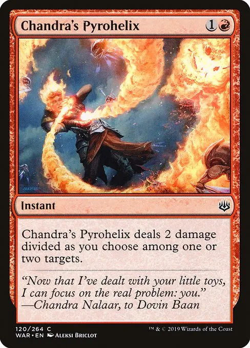 Chandra's Pyrohelix · War of the Spark 120/312