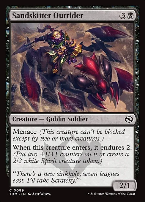 Sandskitter Outrider · Tarkir: Dragonstorm 89/427