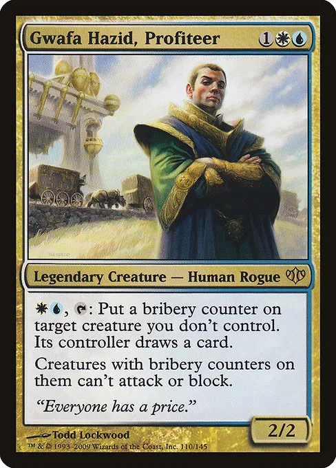 Gwafa Hazid, Profiteer · Conflux 110/145
