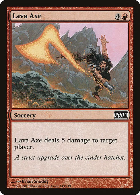 Lava Axe · Magic 2014 143/249