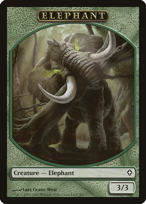 Elephant · Worldwake Tokens 4/6