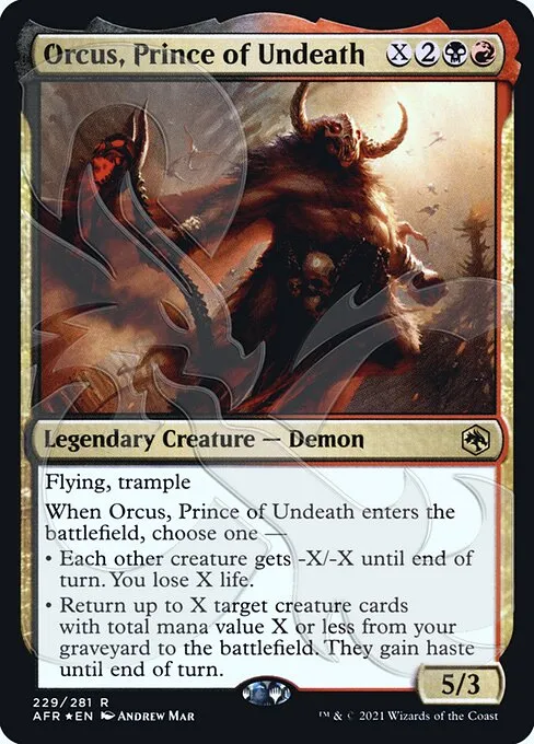 Orcus, Prince of Undeath · Adventures in the Forgotten Realms Promos 229a/241