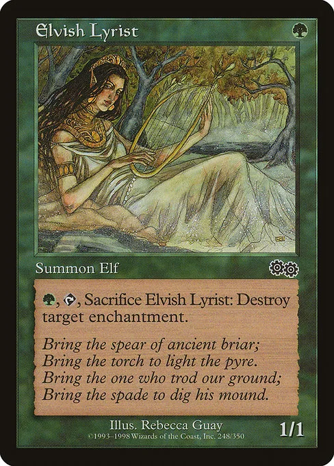 Elvish Lyrist · Urza's Saga 248/357