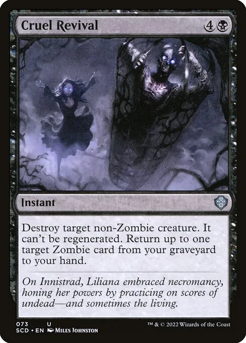 Cruel Revival · Starter Commander Decks 73/352