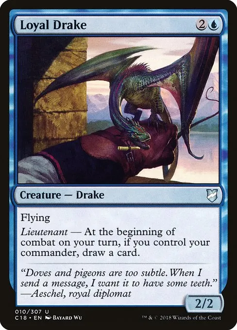 Loyal Drake · Commander 2018 10/307