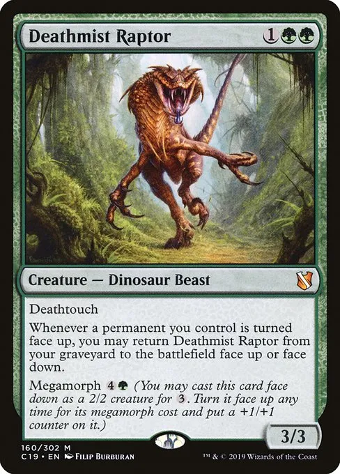 Deathmist Raptor · Commander 2019 160/302