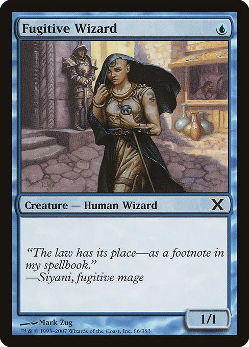 Fugitive Wizard · Tenth Edition 86/510