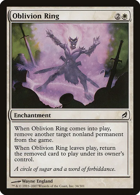 Oblivion Ring · Lorwyn 34/301