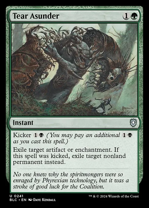 Tear Asunder · Bloomburrow Commander 241/356