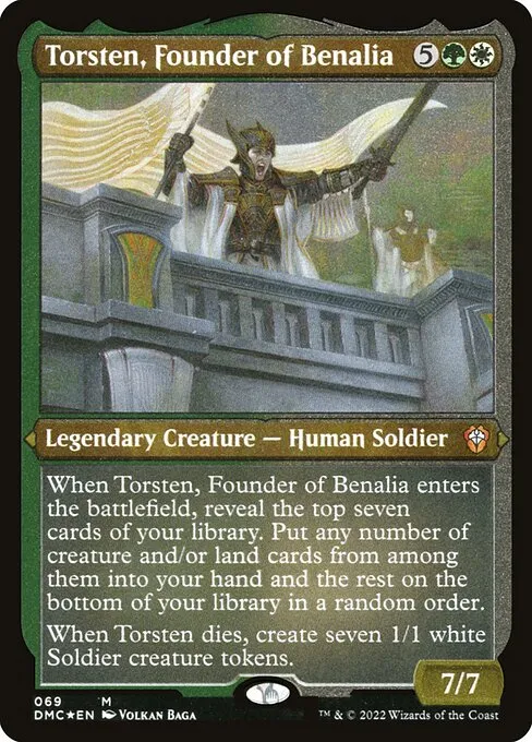 Torsten, Founder of Benalia · Dominaria United Commander 69/240