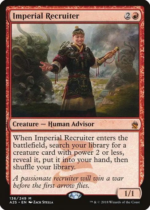 Imperial Recruiter · Masters 25 136/249