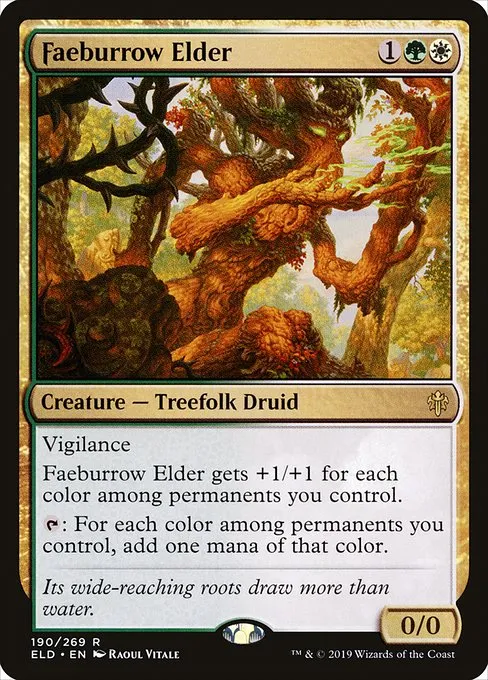 Faeburrow Elder · Throne of Eldraine 190/398