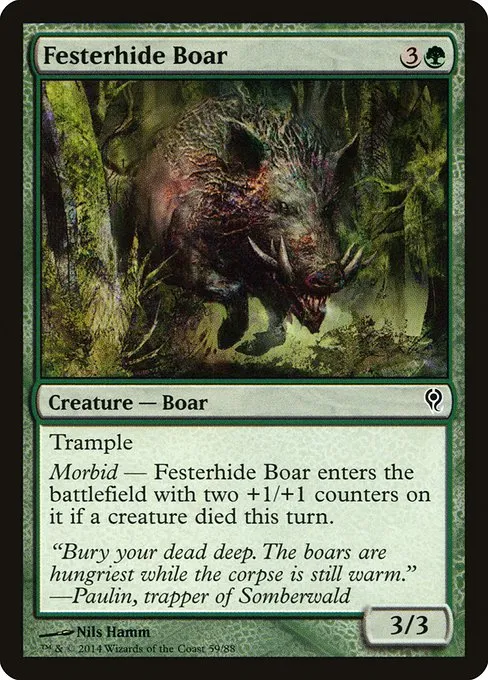 Festerhide Boar · Duel Decks: Jace vs. Vraska 59/88