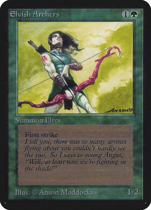 Elvish Archers · Limited Edition Alpha 191/295