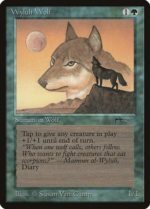 Wyluli Wolf · Arabian Nights 55†/92