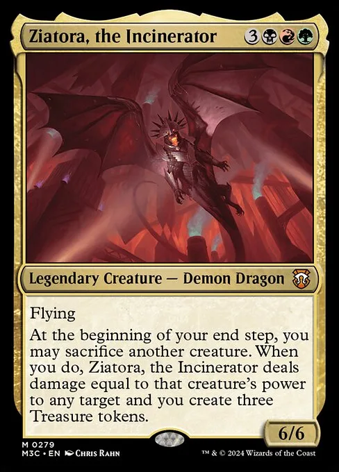 Ziatora, the Incinerator · Modern Horizons 3 Commander 279/398