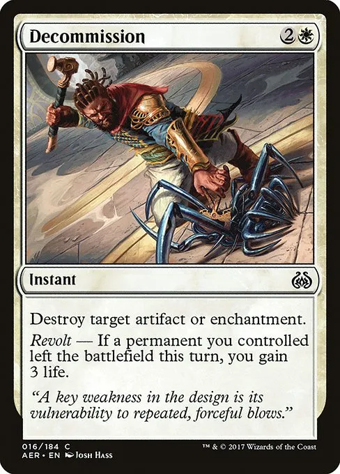 Decommission · Aether Revolt 16/197