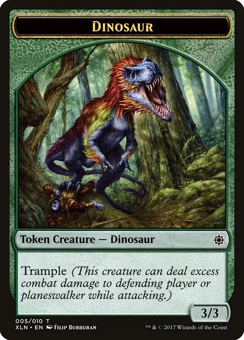Dinosaur · Ixalan Tokens 5/11