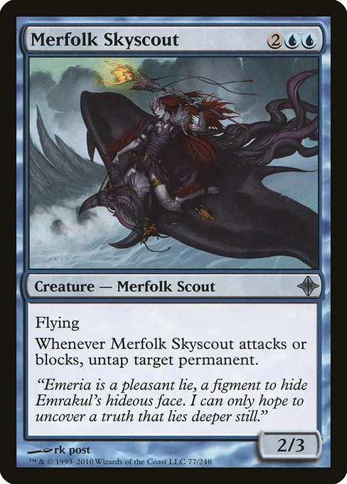 Merfolk Skyscout · Rise of the Eldrazi 77/248