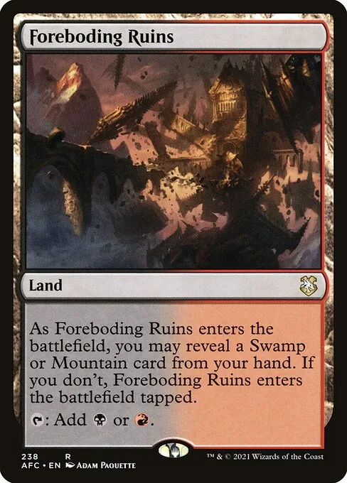 Foreboding Ruins · Forgotten Realms Commander 238/331
