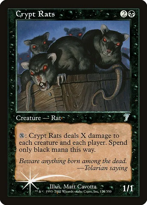 Crypt Rats · Seventh Edition 125★/708
