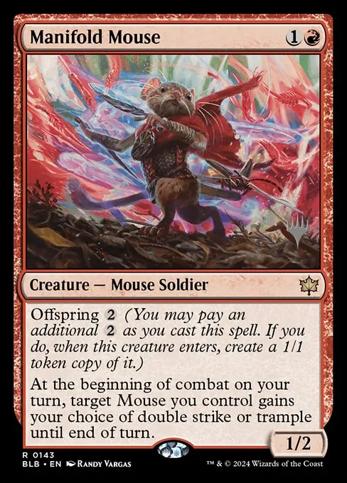 Manifold Mouse · Bloomburrow Promos 143p/160