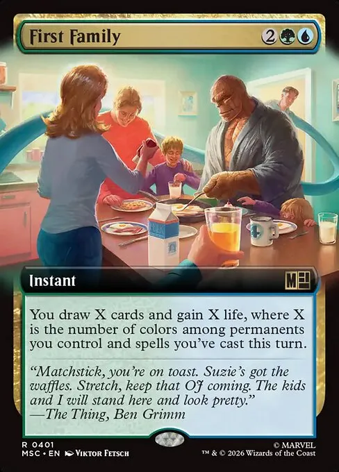 First Family · Marvel Super Heroes Commander 401/9
