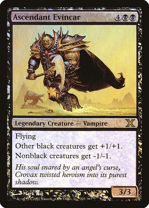 Ascendant Evincar · Tenth Edition 127★/510
