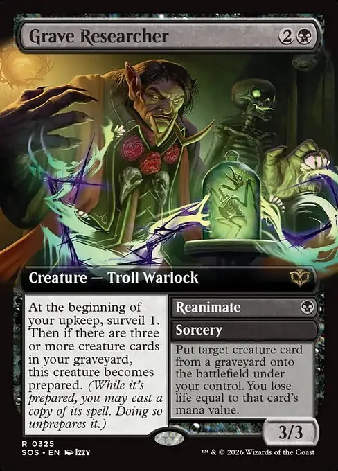 Grave Researcher // Reanimate · Secrets of Strixhaven 325/368