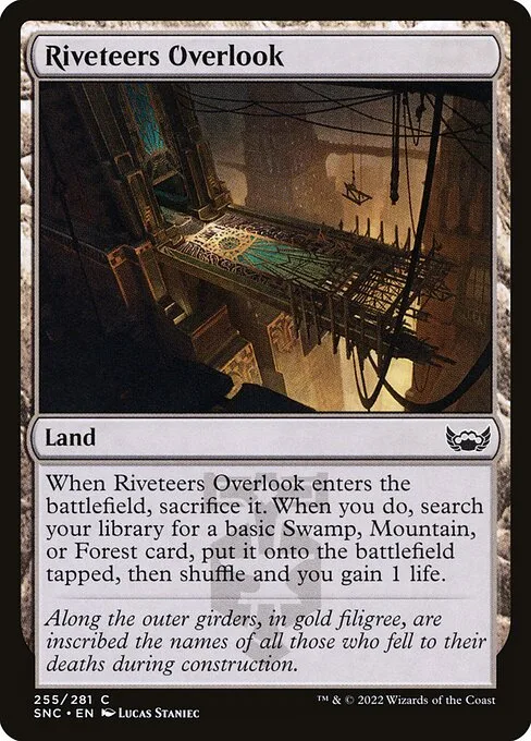 Riveteers Overlook · Streets of New Capenna 255/513