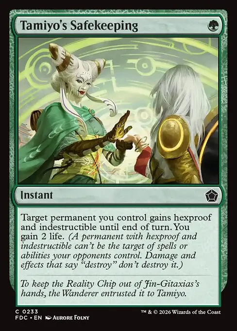 Tamiyo's Safekeeping · Foundations Commander 233/3